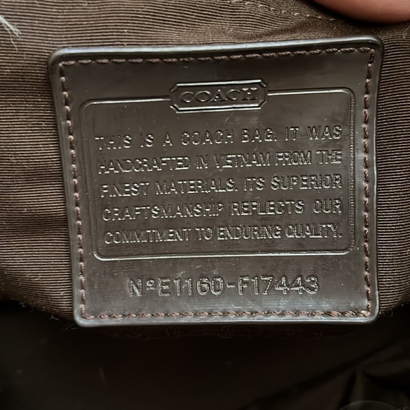 Large Coach Diaper Bag/Tote - Picture 8 of 11